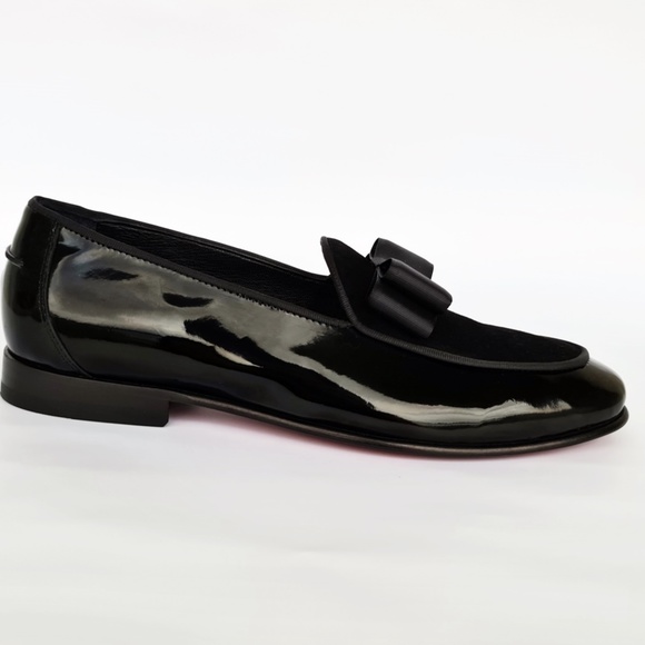 BowTie Black Men\'s Genuine Leather Loafer main image 4